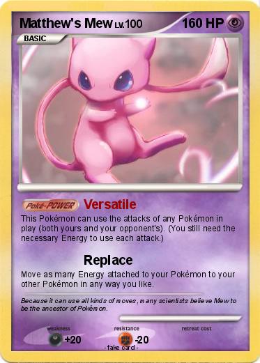 Pokemon Matthew's Mew