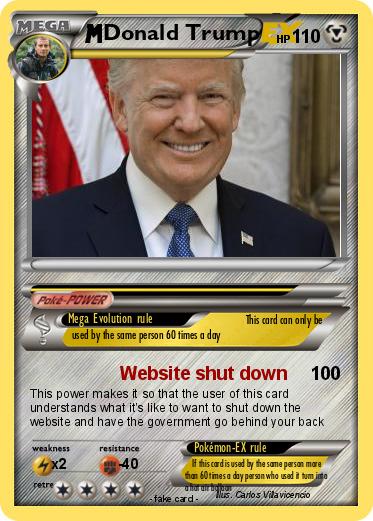 Pokemon Donald Trump