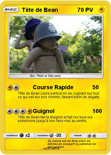 Pokemon Tête de Bean