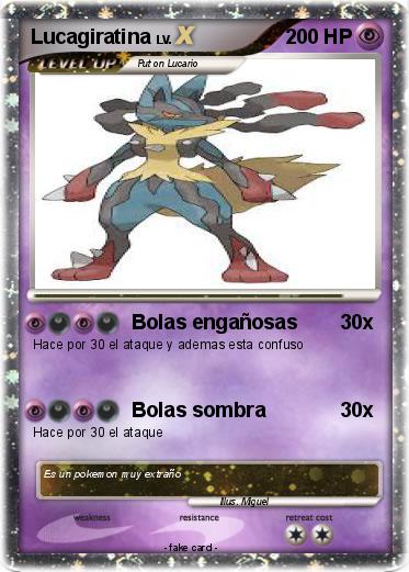 Pokemon Lucagiratina