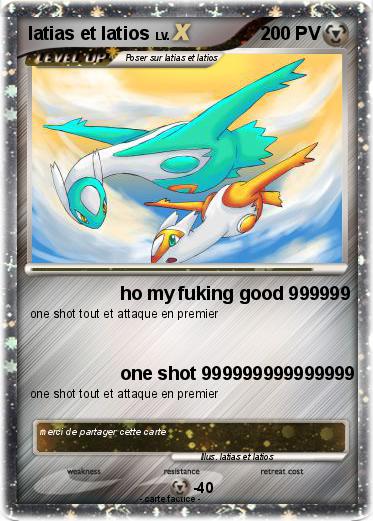 Pokemon latias et latios