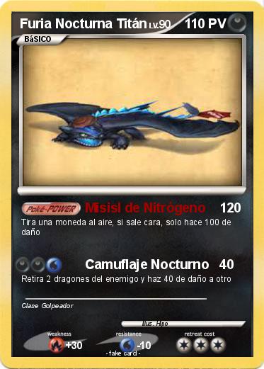 Pokemon Furia Nocturna Titán