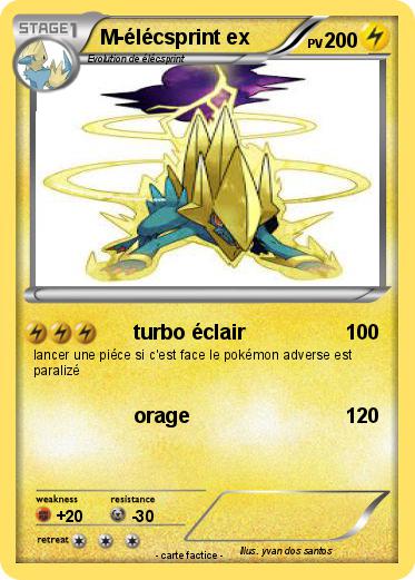 Pokemon M-élécsprint ex