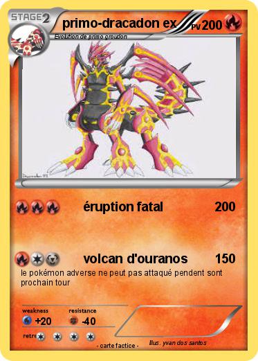Pokemon primo-dracadon ex