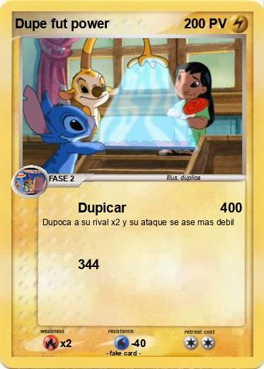 Pokemon Dupe fut power