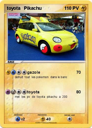 Pokemon toyota   Pikachu