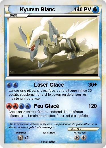 Pokemon Kyurem Blanc
