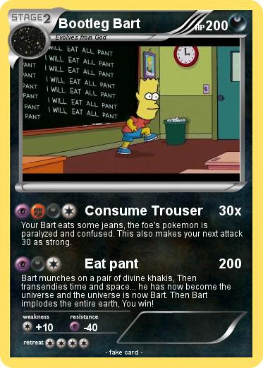 Pokemon Bootleg Bart