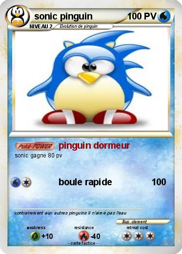 Pokemon sonic pinguin