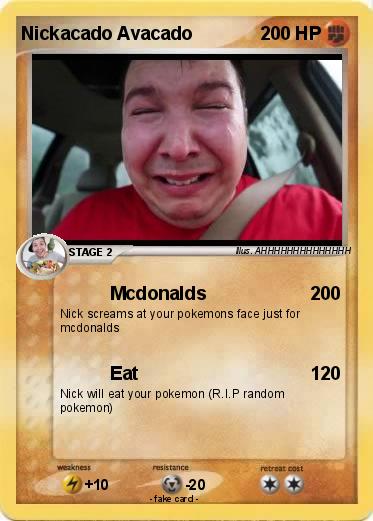 Pokemon Nickacado Avacado