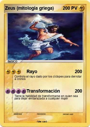 Pokemon Zeus (mitología griega)