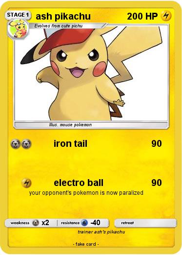 Pokemon ash pikachu