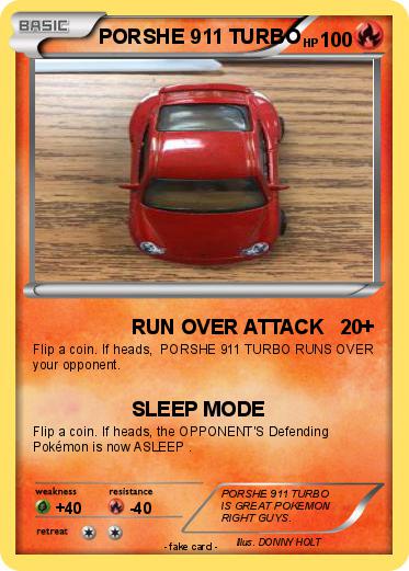 Pokemon PORSHE 911 TURBO