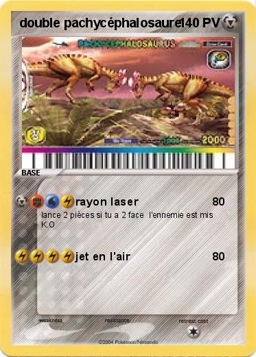 Pokemon double pachycéphalosaure  