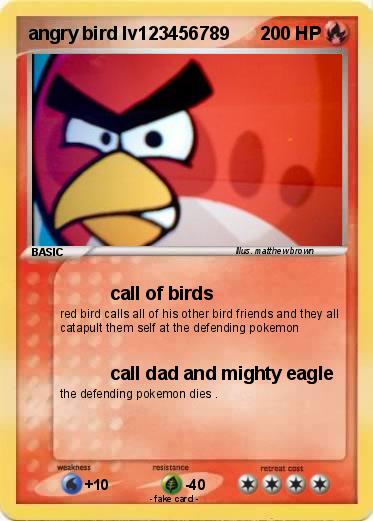 Pokemon angry bird lv123456789