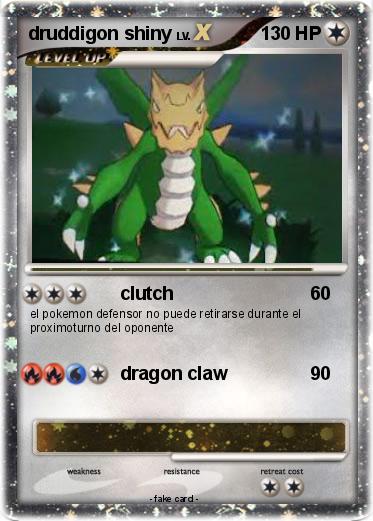 Pokemon druddigon shiny