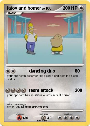 Pokemon fatov and homer