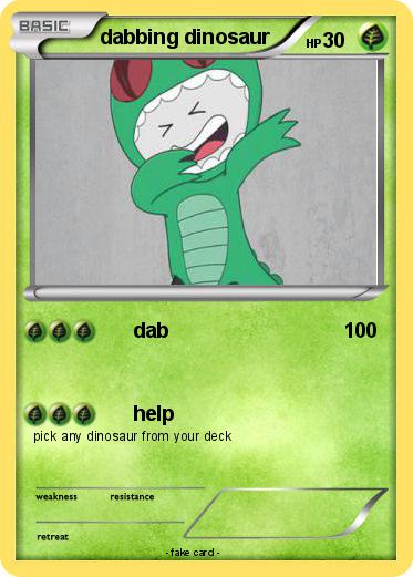 Pokemon dabbing dinosaur