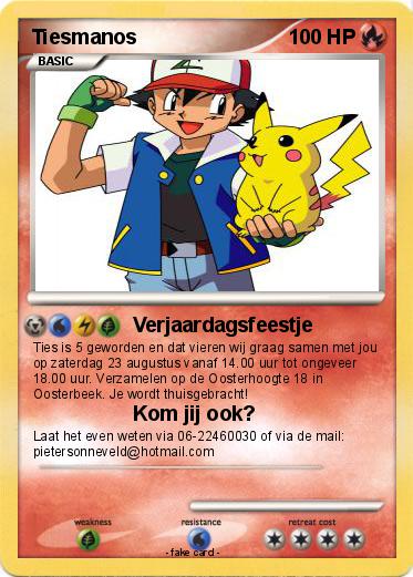 Pokemon Tiesmanos