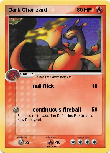 Pokemon Dark Charizard