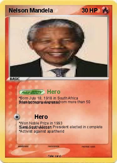 Pokemon Nelson Mandela
