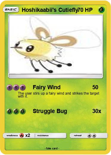 Pokemon Hoshikaabii's Cutiefly