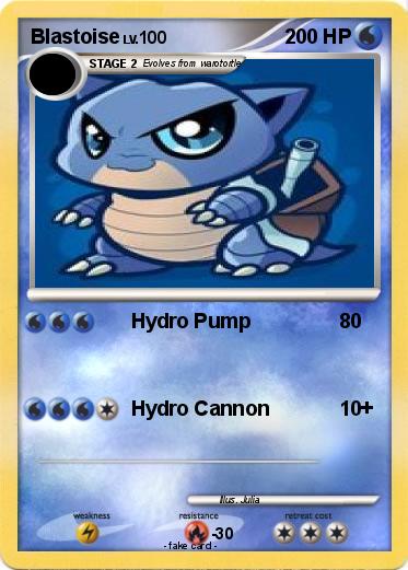 Pokemon Blastoise