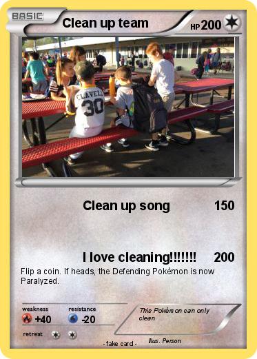 Pokemon Clean up team
