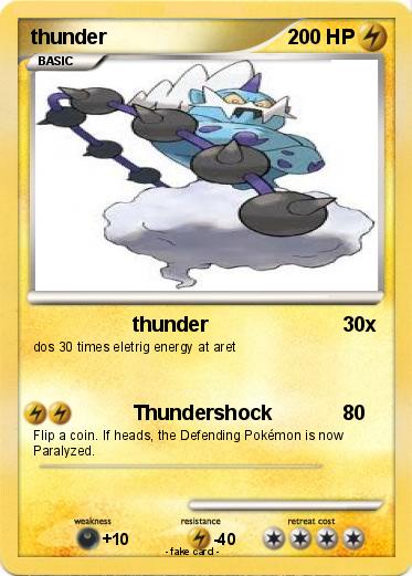 Pokemon thunder
