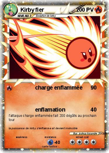 Pokemon Kirby fier