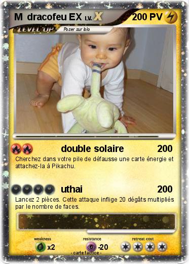 Pokemon M  dracofeu EX