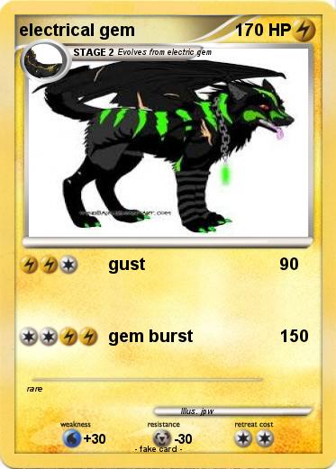 Pokemon electrical gem