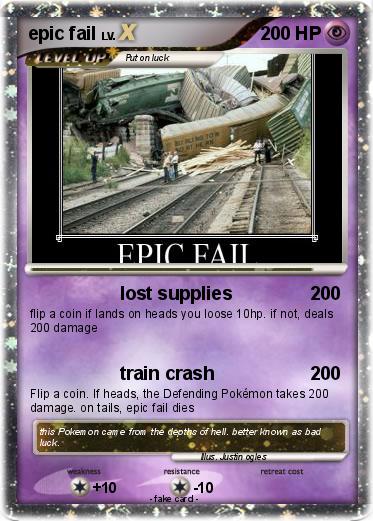 Pokemon epic fail