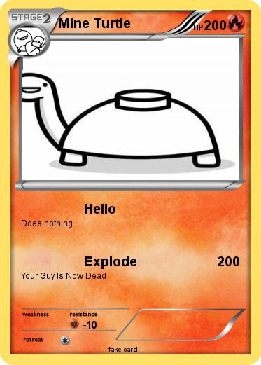Pokemon Mine Turtle