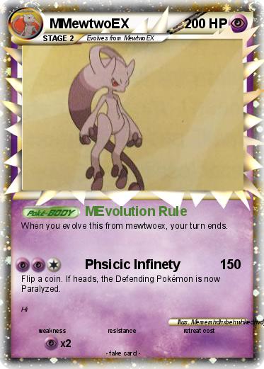 Pokemon MMewtwoEX