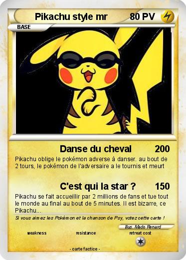Pokemon Pikachu style mr