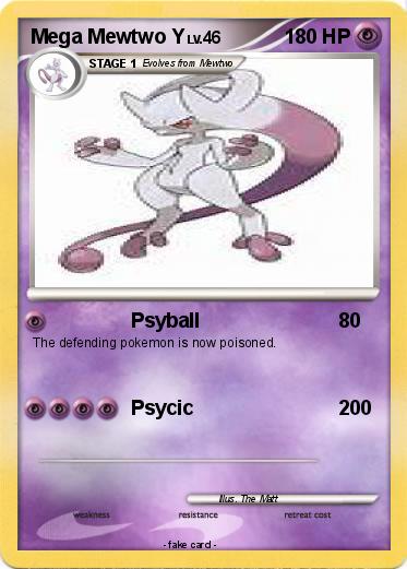 Pokemon Mega Mewtwo Y