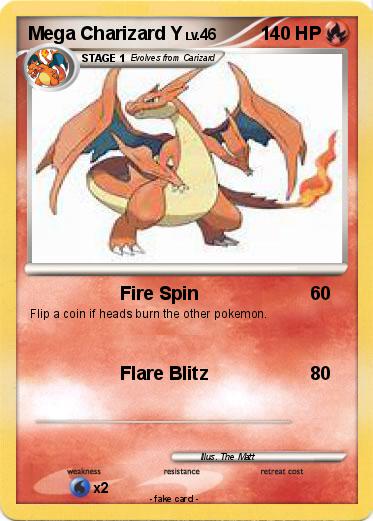 Pokemon Mega Charizard Y