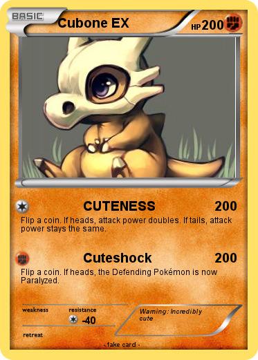 Pokemon Cubone EX