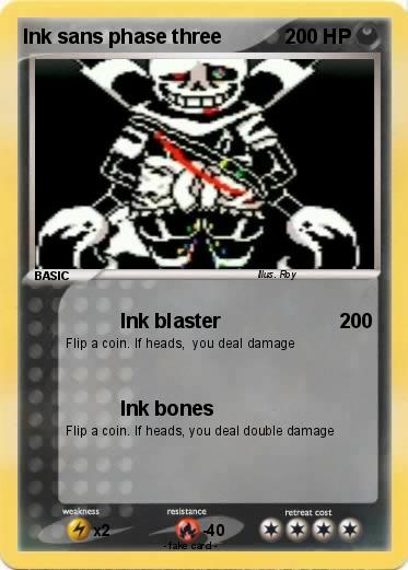 Pokemon Ink sans phase three