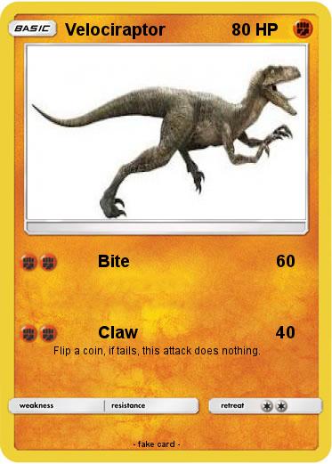 Pokemon Velociraptor
