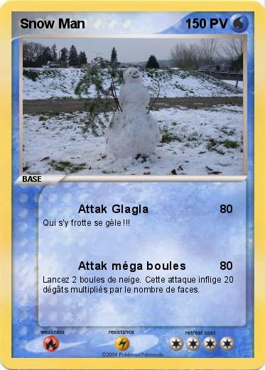 Pokemon Snow Man