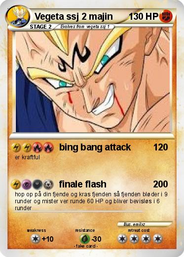 Pokemon Vegeta ssj 2 majin