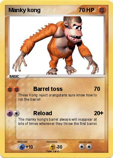 Pokemon Manky kong