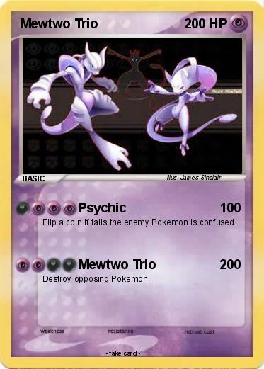 Pokemon Mewtwo Trio