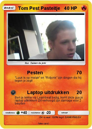 Pokemon Tom Pest Pasteitje