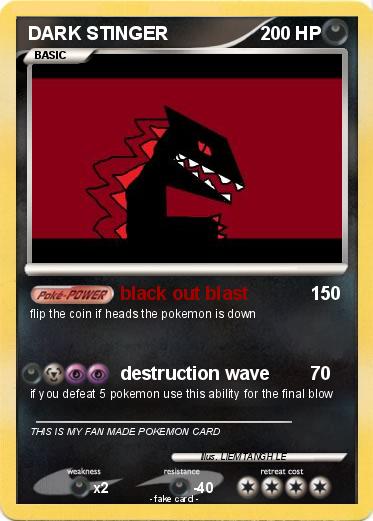 Pokemon DARK STINGER