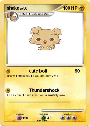 Pokemon shake