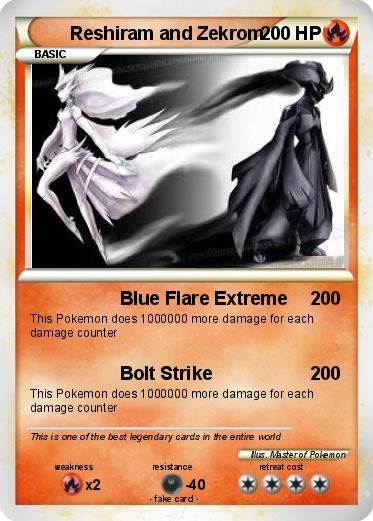 Pokemon Reshiram and Zekrom