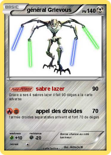 Pokemon général Grievous